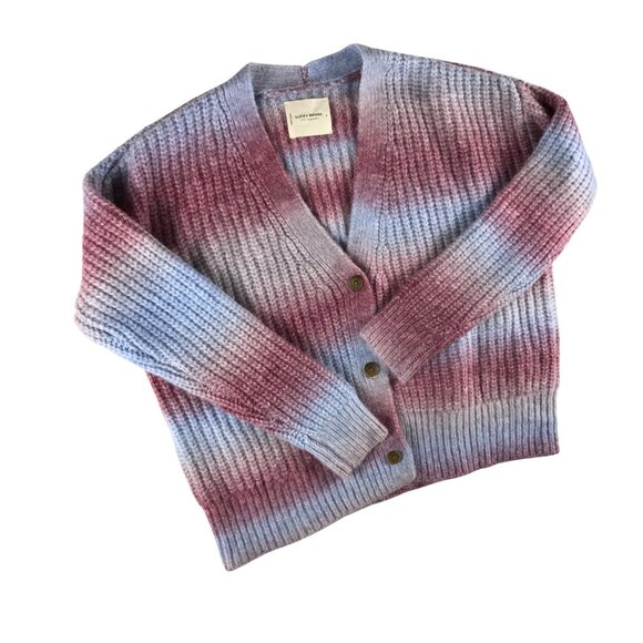 LUCKY BRAND Chunky Winter Cardigan NEW Size LARGE - Picture 3 of 9